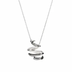 Collares Plata Originales | LINEARGENT Collares plata originales diseño culebreo
