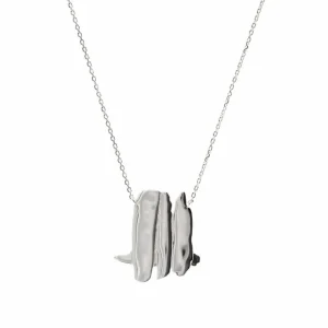 Collares Plata Originales | LINEARGENT Collares plata originales diseño triple vertical