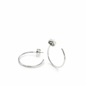 Pendientes Aro | LINEARGENT Pendientes aro de plata circulares clásicos