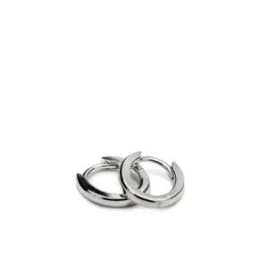 Pendientes Pequeños | Pendientes Aro | LINEARGENT Pendientes aro de plata diseño mini ovalado