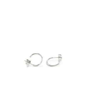 Pendientes Aro | LINEARGENT Pendientes aro de plata pequeños muy finos y elegantes