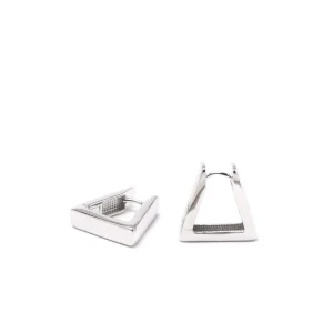 Pendientes Aro | LINEARGENT Pendientes aro diseño triangular minimalista