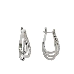Pendientes Aro | LINEARGENT Pendientes aro originales con doble carril