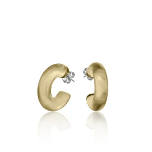 Pendientes Aro | LINEARGENT Pendientes aro originales en tono amarillo