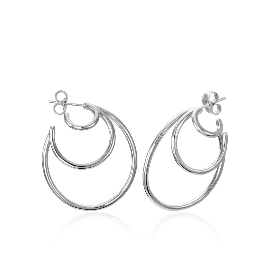 Pendientes Aro | LINEARGENT Pendientes aro triple aro en diferentes tamaños