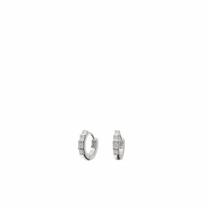 Pendientes Aro | LINEARGENT Pendientes aros muy pequeños diseño circonitas talla princesa