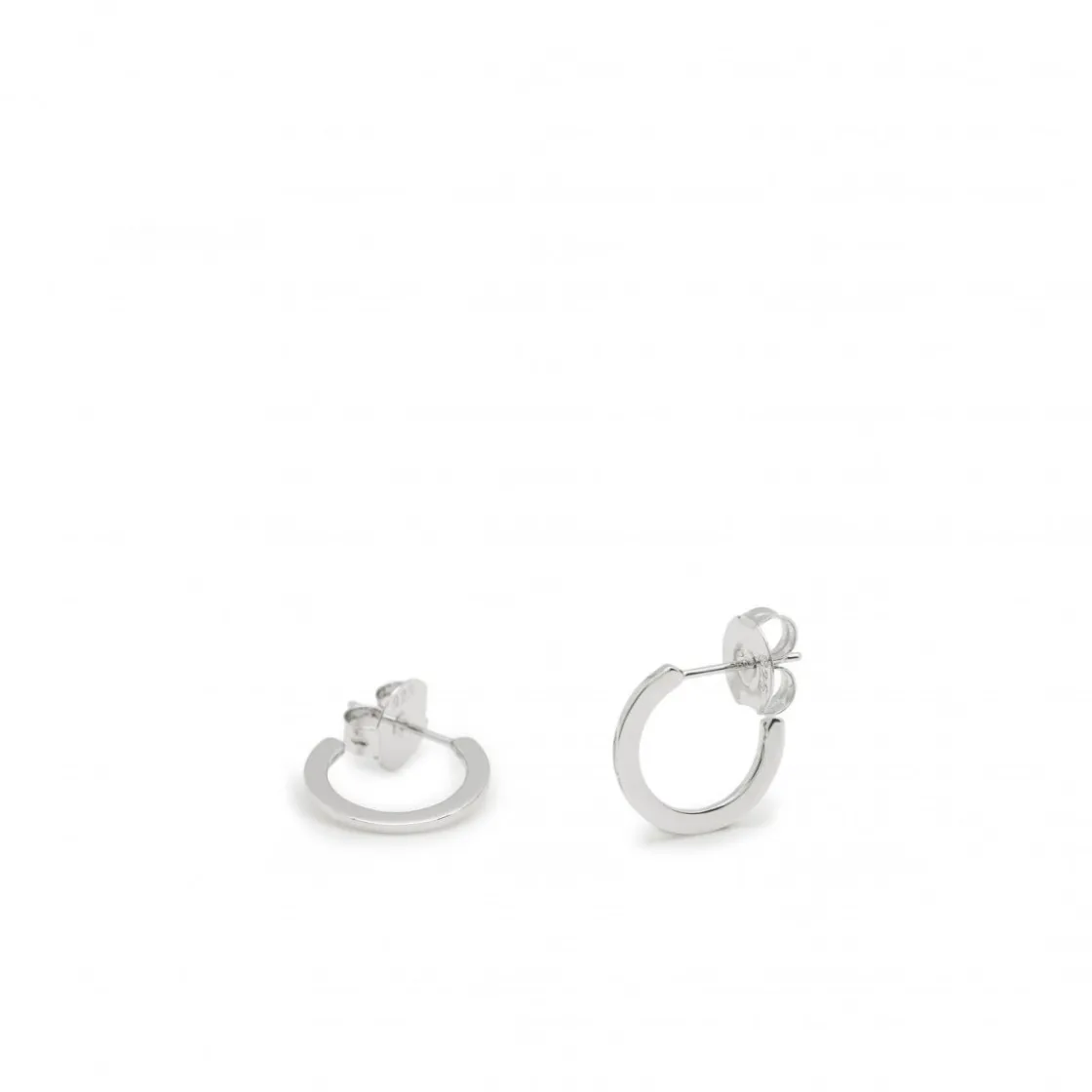 Pendientes Aro | LINEARGENT Pendientes aros pequeños clásicos y elegantes estilo plano