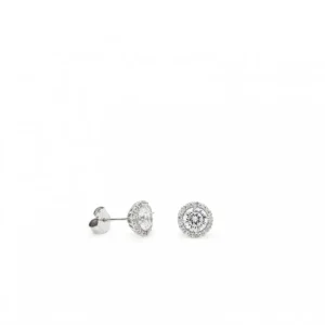 Pendientes Pequeños | LINEARGENT Pendientes brillantes pequeños con circonitas