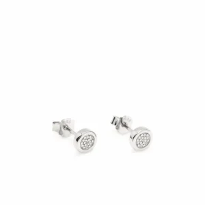 Pendientes Pequeños | LINEARGENT Pendientes brillantes pequeños estilo dormilonas