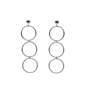 Pendientes Largos | LINEARGENT Pendientes largos de plata diseño aros boho