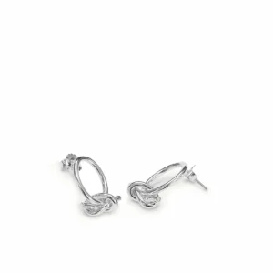 Pendientes Originales | LINEARGENT Pendientes originales de plata diseño nudo pequeño
