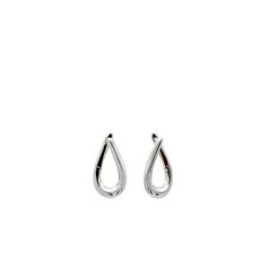Pendientes Originales | LINEARGENT Pendientes originales de plata lisa diseño ovalado