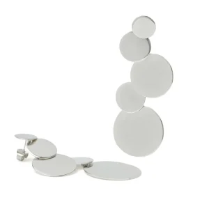 Pendientes Originales | LINEARGENT Pendientes originales diseño círculos desiguales