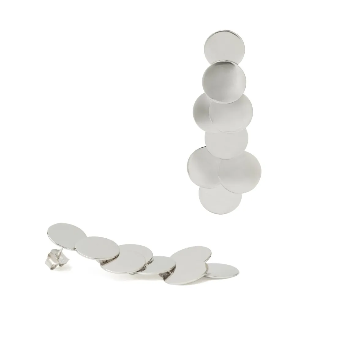 Pendientes Originales | LINEARGENT Pendientes originales diseño círculos estilo cascada