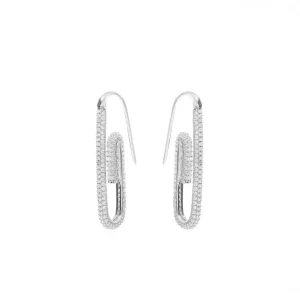 Pendientes Originales | LINEARGENT Pendientes originales diseño de clip con circonitas