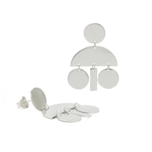Pendientes Originales | LINEARGENT Pendientes originales diseño geométrico dinámico y moderno