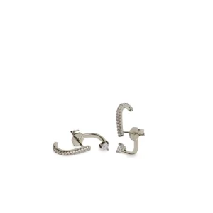 Pendientes Originales | LINEARGENT Pendientes originales estilo up & down con circonitas