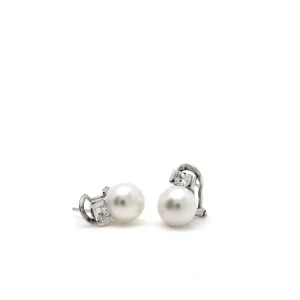 Pendientes Perlas | LINEARGENT Pendientes tú y yo con perla y cuarzo adamantino
