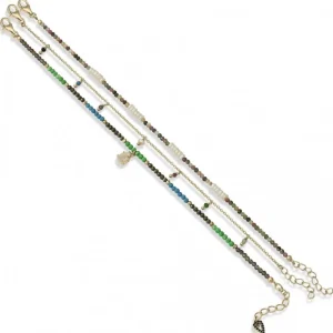 Pulsera De Bolas | LINEARGENT Pulsera de bolas compuesta por cuatro brazaletes