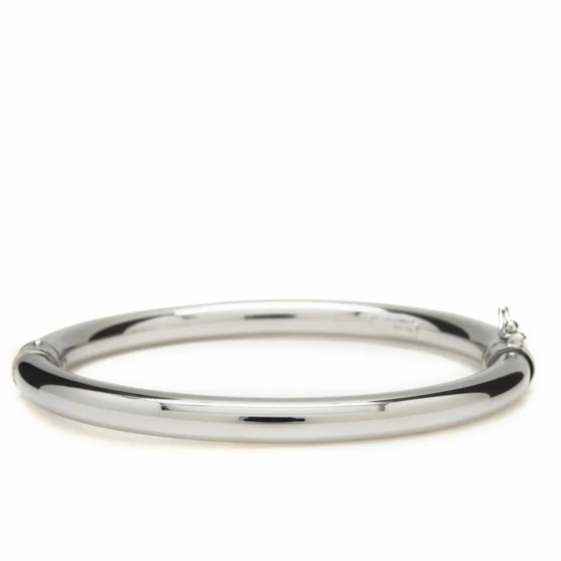 Pulseras Esclavas | LINEARGENT Pulsera esclava de plata lisa diseño cilíndrica