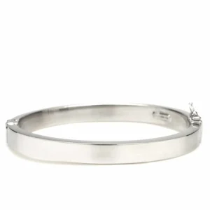 Pulseras Esclavas | LINEARGENT Pulsera esclava en plata lisa diseño básico
