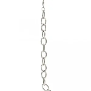 Pulsera Eslabones Plata | LINEARGENT Pulsera eslabones plata diseño ovalado perpendicular