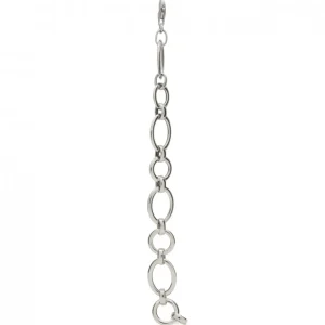 Pulsera Eslabones Plata | LINEARGENT Pulsera eslabones plata diseño ovalados dos medidas