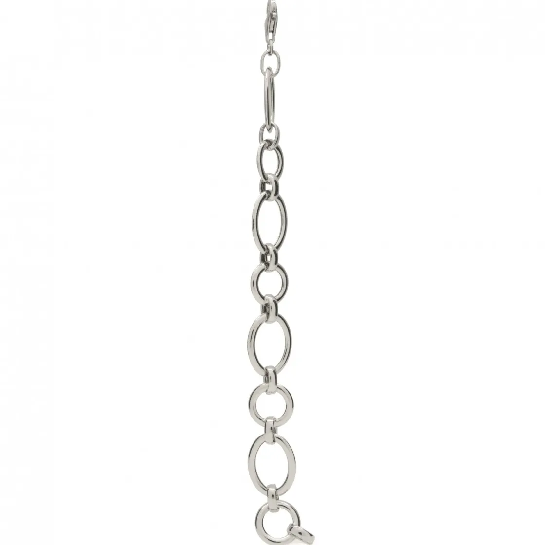 Pulsera Eslabones Plata | LINEARGENT Pulsera eslabones plata diseño ovalados dos medidas