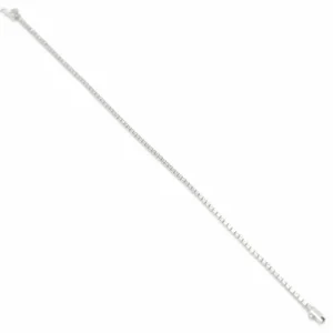 Pulsera Riviere | LINEARGENT Pulsera riviere de plata diseño fino con circonitas