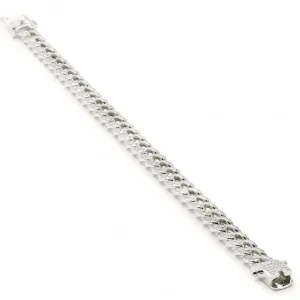 Pulseras Brillantes | LINEARGENT Pulseras brillantes trenzada con circonita