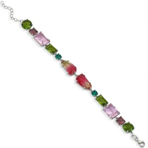 Pulseras Con Piedras | LINEARGENT Pulseras con piedras centrales diseño degradado