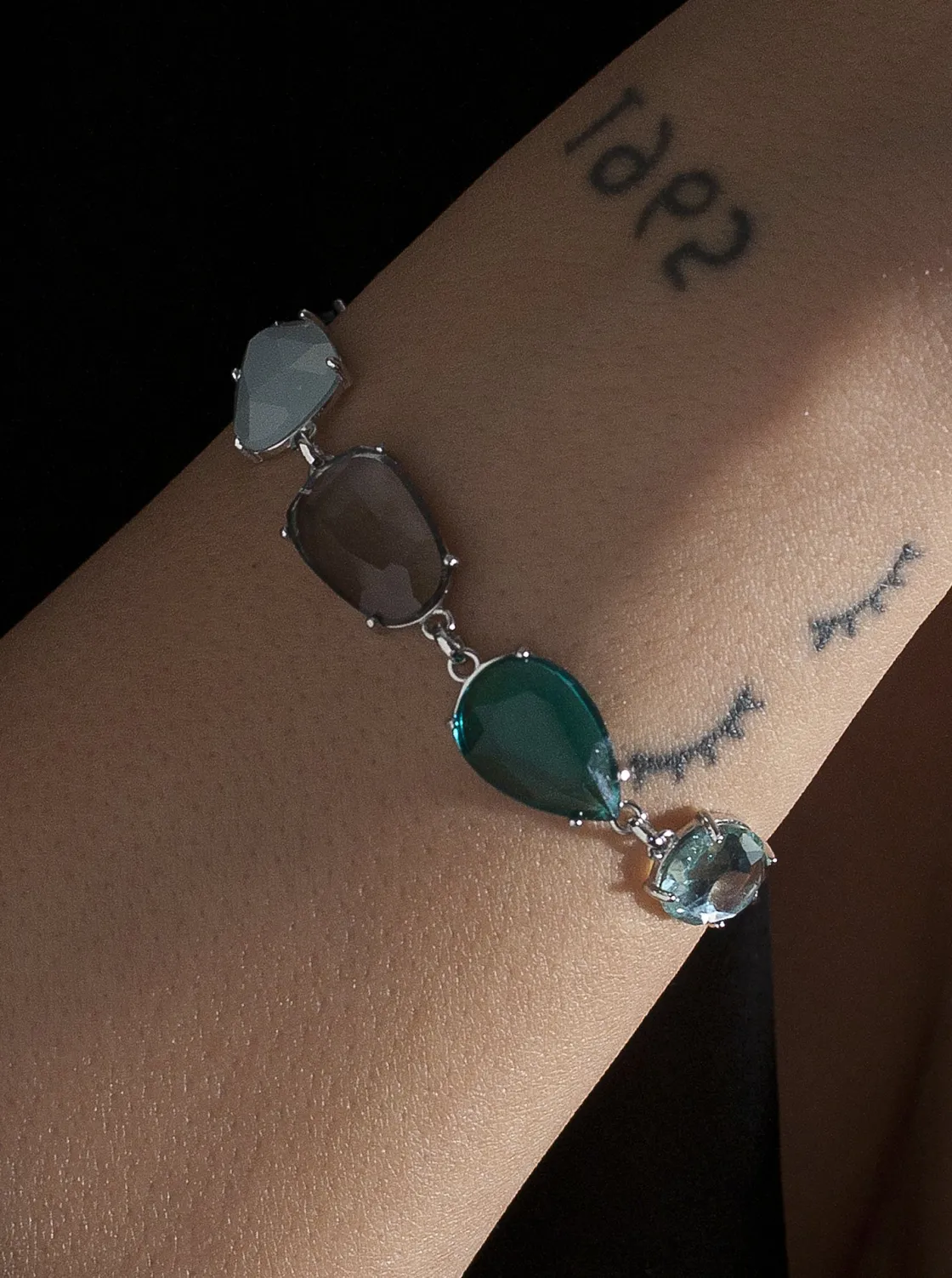 Pulseras Con Piedras | LINEARGENT Pulseras con piedras de plata en tonos azules