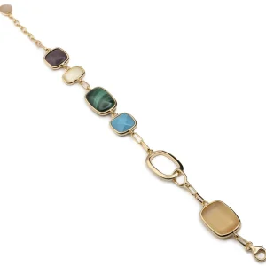 Pulseras Con Piedras | LINEARGENT Pulseras con piedras diseño en tonos otoñales