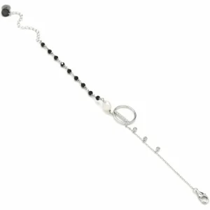 Pulseras Con Colgantes | Pulseras Finas | LINEARGENT Pulseras finas de plata con motivo circular y circonitas