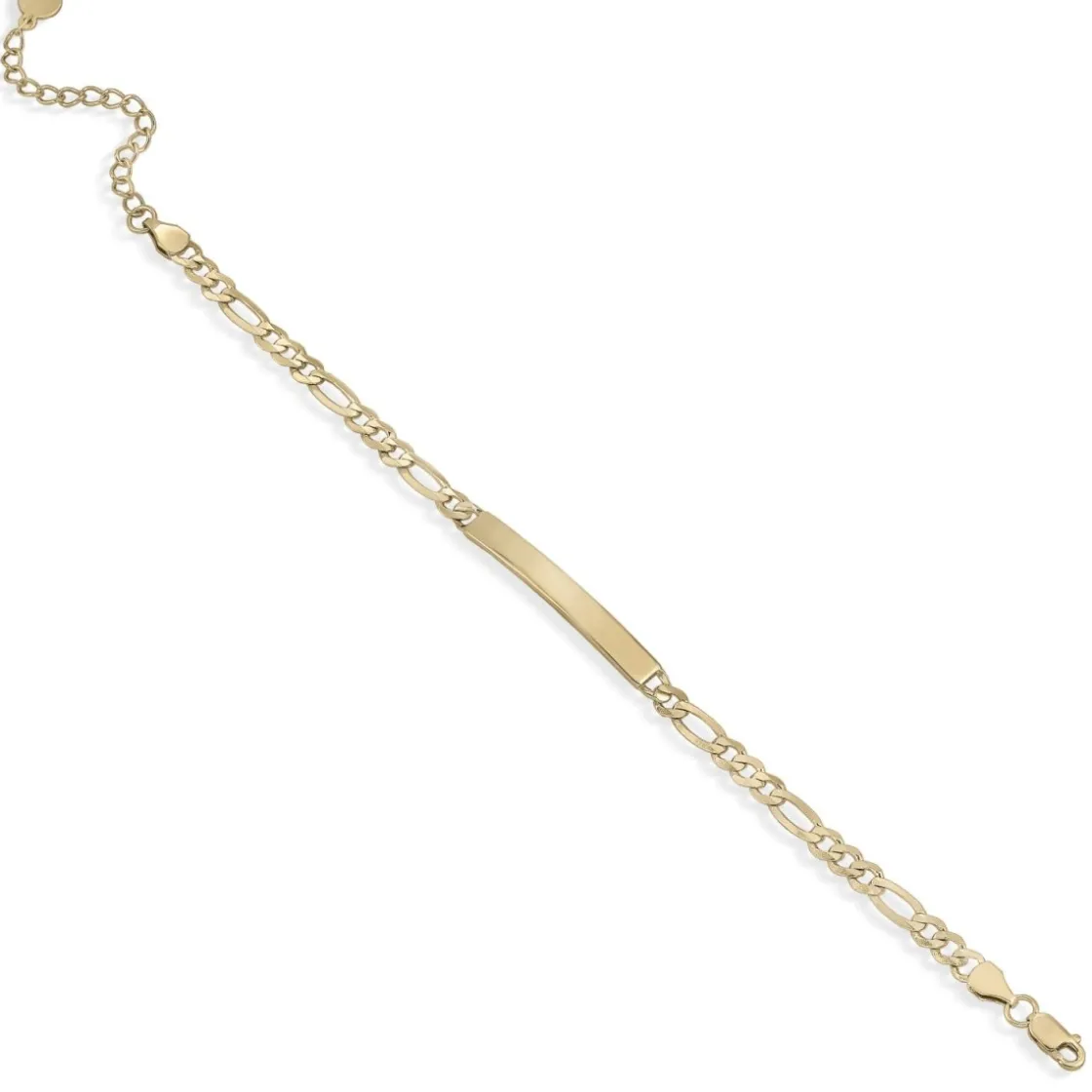 Pulseras Finas | LINEARGENT Pulseras finas de plata diseño no me olvides dorado
