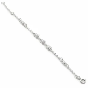 Pulseras Finas | LINEARGENT Pulseras finas de plata diseño osos con volumen