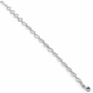 Pulseras Finas | LINEARGENT Pulseras finas de plata lisa diseño múltiples estrellas