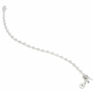 Pulseras Brillantes | Pulseras Finas | LINEARGENT Pulseras finas en plata diseño circular con circonitas