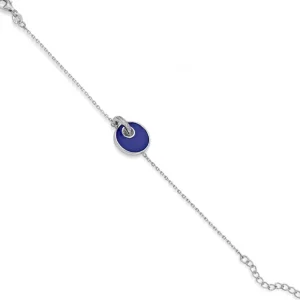 Pulseras Finas | LINEARGENT Pulseras finas formadas por lapislázuli y circonita